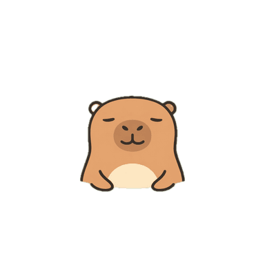 Theo the capybara relaxing in a hot spring